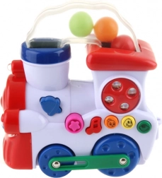 Glasbena lokomotiva za najmlajše s svetlobnimi in zvočnimi učinki