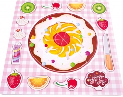 BINO lesena vstavljanka torta