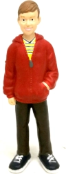 Male figure in a hoodie 9.7 cm