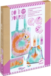 DIY komplet za barvanje tekstila z vozlanjem (tie-dye)