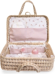 Pleteni kovček z opremo za punčko ANTONIO JUAN