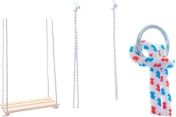 Lesena gugalnica – naravna gugalna deska 46 × 19 cm, nosilnost 80 kg