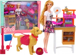 Izkustveni set s punčko in živalicami – veterinarska oskrba in grooming