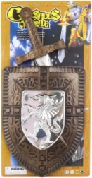 Otroški viteški komplet meč in ščit