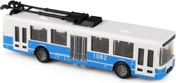 Modri mestni trolejbus na vztrajnik, 16 cm