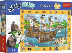 Opazovalne puzzle SPY GUY – piratska ladja, 100 koščkov