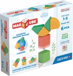 Geomag Magicube Shapes – magnetna sestavljanka za najmlajše, 6 kosov