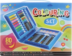 škatla s slikarskimi pripomočki 80 kos