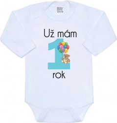 Dojenjsko bodi New Baby Imam že 1 leto, modro