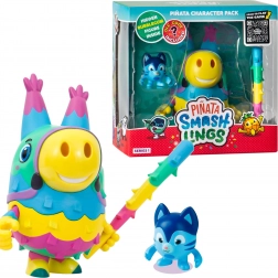 Piñata Smashlings osliček Dazzle – set s piniato in 2 figuricama