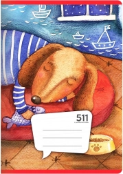 Zvezek A5, 10 listov – črtni s pomožno črto