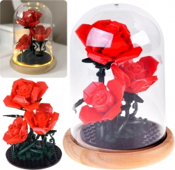 Gradbeni komplet osvetljena vrtnica pod kupolo, 219 kosov