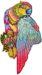 Lesene puzzle Papiga