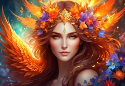 Puzzle Skrivnostna ženska 1000 kosov