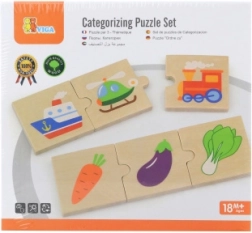 Lesene logične uganke VIGA, 24 kosov