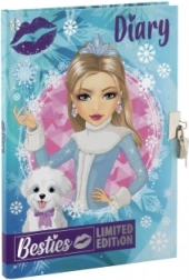 Dekliški dnevnik z ključavnico Besties Limited Edition
