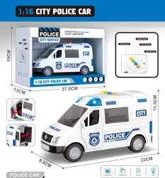 Policijski avto s svetlobnimi in zvočnimi učinki