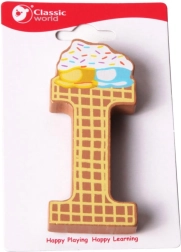 Lesena črka I Classic World