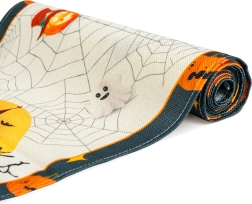 Halloweenski namizni tekač z motivi, 184 × 33 cm