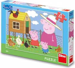 puzzle Peppa Pig – kokoške 24 kosov