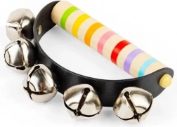 Zvončki z leseno ročico BIGJIGS TOYS