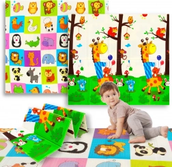 Humbi dvostranska zložljiva pena XPE podloga 200 × 180 × 1 cm