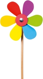 leseni vrtiljak roža