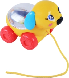 Vlečni pes z barvnimi kroglicami za najmlajše