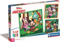 Set sestavljank 3×48 koščkov MICKEY IN PRIJATELJI – CLEMENTONI