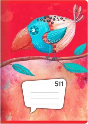 zvezek A5, 10 listov – črtast 20 mm