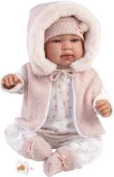 Llorens New Born realisticka punčka dojenček z zvoki