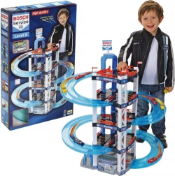 Garažna parkirna hiša XXL BOSCH Service, 5 nadstropij, 85 cm, od Klein + 2 avtomobilčka