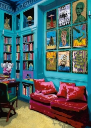 Sestavljanka Soba z rdečim kavčem 1000 koščkov