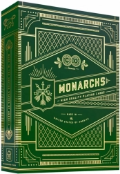 Igralne karte Monarchs zelene