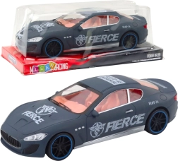 Športni avtomobil z zadnjim pogonom, mat siva