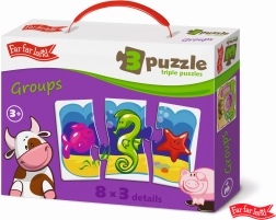 Far Far Land sestavljanke trojice seti