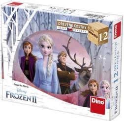 Dino lesene kocke FROZEN II, 12 kos