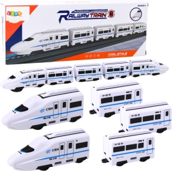 Interaktivni vlak 62 cm z vagoni, zvoki in luči