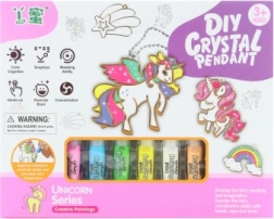 Kreativni set – izdelava in barvanje obeskov z enorožci