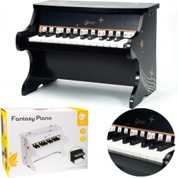 Otroški klavir Classic World – črno lesen