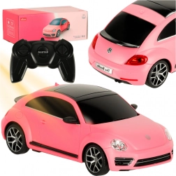 Rastar RC avto VOLKSWAGEN Beetle UV 1:24 rožnato