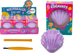 Arheološki komplet Morska deklica v školjki Dleto in čopič