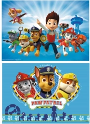 Ravensburger sestavljanka Paw Patrol – 2×12 koščkov