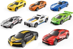 Komplet 4 dirkalnih avtomobilčkov na navijanje nazaj 7 cm