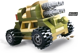 Sluban sestavljanka King of Land Force vojaški robot