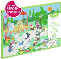 Djeco ustvarjanje s samolepkami Glasbeniki