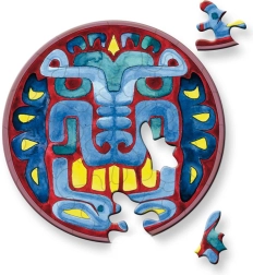 Okrogla sestavljanka CURIOSI Picoli – maska, 33 koščkov