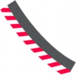 zunanje bankine za ovinek 3/30° za dirkalne steze Carrera Evolution, Digital 132 in Digital 124