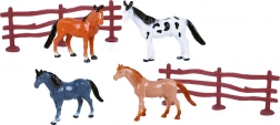 konji z ogrado – komplet 4 konjičkov