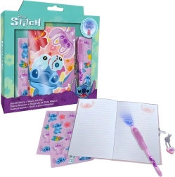 Darilni set skrivnostno pero, beležka in nalepke Lilo in Stitch